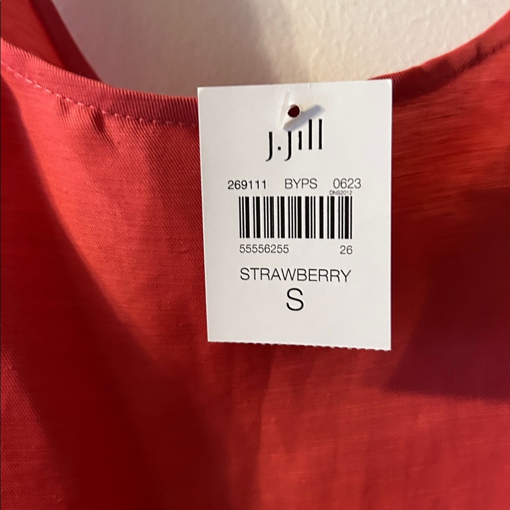 J. Jill Strawberry Red Dress - Picture 3 of 3